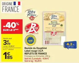 Carrefour Market Reflets de France Raviole du Dauphiné offre