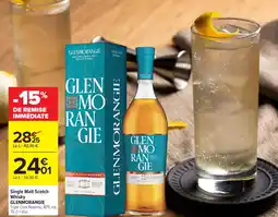 Carrefour Market Glenmorangie single malt scotch whisky offre