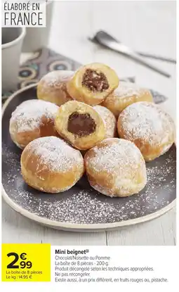 Carrefour Market Mini beignet offre