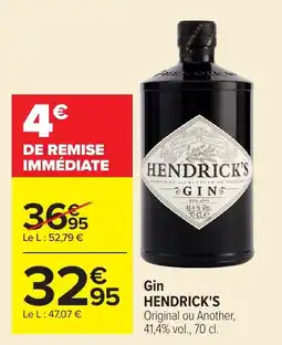Carrefour Market HENDRICK'S Gin offre