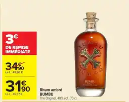 Carrefour Market BUMBURhum ambré offre