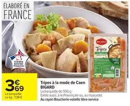 Carrefour Market BIGARD Tripes offre