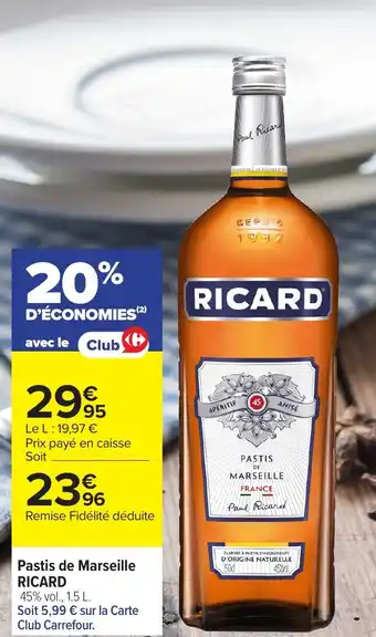 RICARD Pastis de Marseille