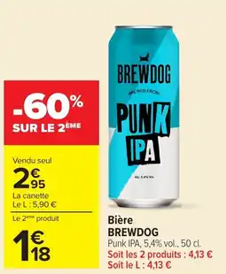 Carrefour Market BREWDOG Punk IPA offre