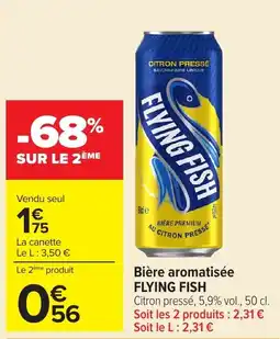 Carrefour Market Flying Fish Bière aromatisée offre