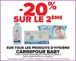 Carrefour Market Baby Talc de toilette offre
