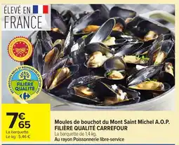 Carrefour Moules de bouchot du Mont Saint Michel A.O.P. offre