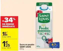 Carrefour Market SAINT LOUIS Sucre en poudre offre