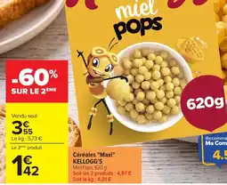 Carrefour Market KELLOGG'S Miel Pops offre