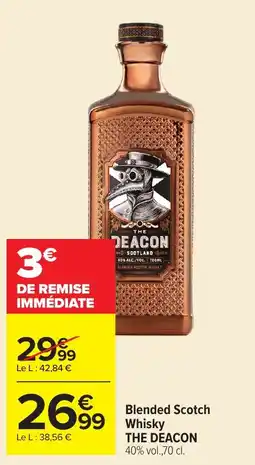 Carrefour Market THE DEACON Blended Scotch Whisky offre