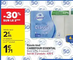 Carrefour Market Carrefour Essential Essuie-tout offre