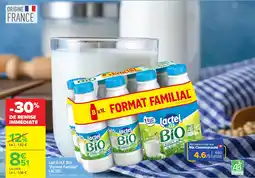 Carrefour Market lactel Lait U.H.T. Bio offre