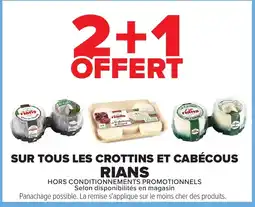 Carrefour Market Rians Crottin offre