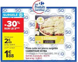 Carrefour Market Carrefour Extra Pizza cuite sur pierre offre