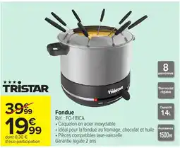 Carrefour Market TRISTAR Fondue offre