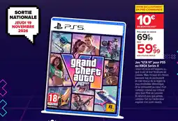 Carrefour Grand Theft Auto VI offre