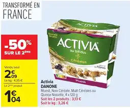 Carrefour Activia Muesli offre