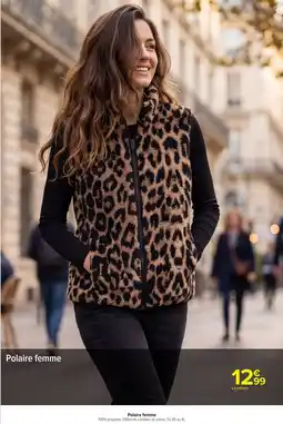 Carrefour Polaire femme offre