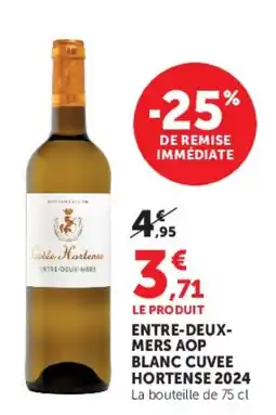Super U Cuvée Hortense offre