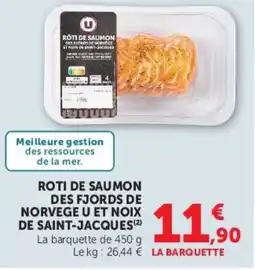 Super U U RÔTI DE SAUMON offre