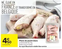 Carrefour Pilons de poulet blanc offre