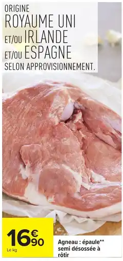 Carrefour Agneau offre