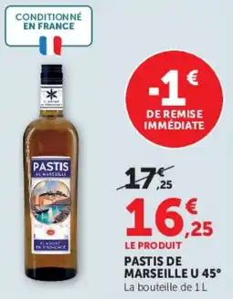Super U Pastis de Marseille offre