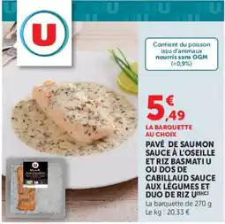 Super U U Pavé de saumon offre