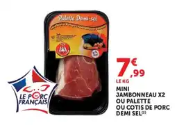 Super U Palette Demi-sel offre