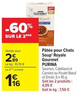 Carrefour PURINA GOURMET Royale offre