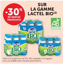 Super U Lactel Bio offre