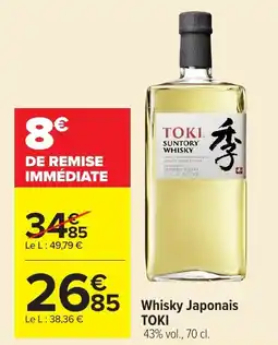 Carrefour Market TOKI Whisky Japonais offre