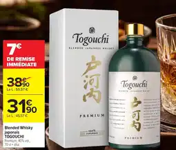 Carrefour Market TOGOUCHI Blended Whisky japonais offre