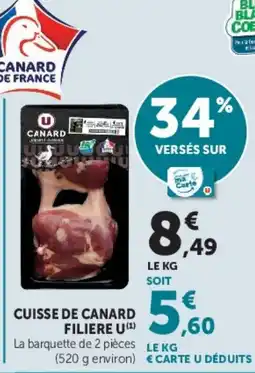 Hyper U CANARD CUISSE DE CANARD offre