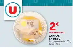 Hyper U U ANANAS EN DÉS offre
