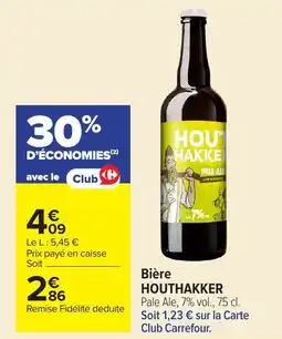 Carrefour Market HOUTHAKKER Bière offre