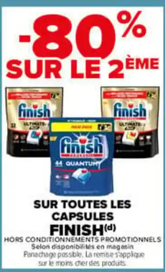 Finish capsules