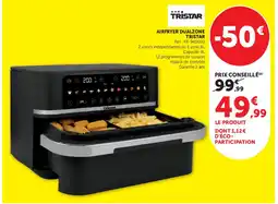 Hyper U TRISTAR AIRFRYER DUALZONE offre