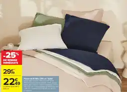 Carrefour Tex HOME Parure de lit 140 x 200 cm "Sofia" offre
