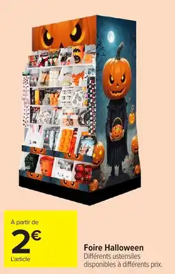 Carrefour Foire Halloween offre