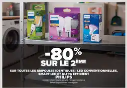 Carrefour Philips ampoules led conventionnelles, smart led et ultra efficient offre