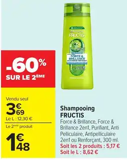 Carrefour Market GARNIER FRUCTIS offre