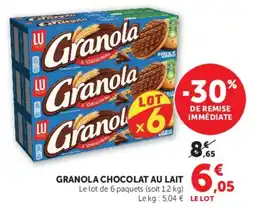 Hyper U LU Granola offre