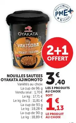 Super U OYAKATA NOUILLES SAUTÉES offre