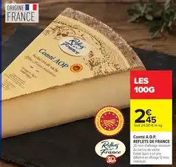 Carrefour Reflets de france comté a.o.p. offre