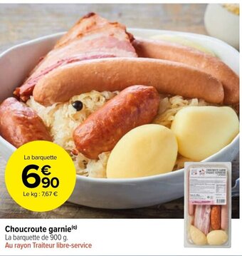 Carrefour Market Choucroute garnie offre