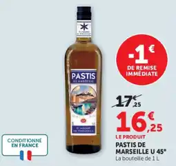 Hyper U Pastis de Marseille offre