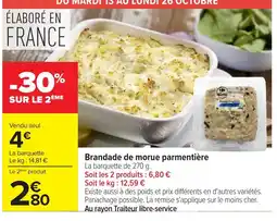 Carrefour Marché Brandade de morue parmentière offre