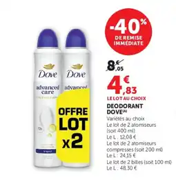 Hyper U Dove Deodorant offre