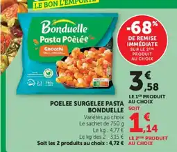 Hyper U Bonduelle Pasta Poêlée offre